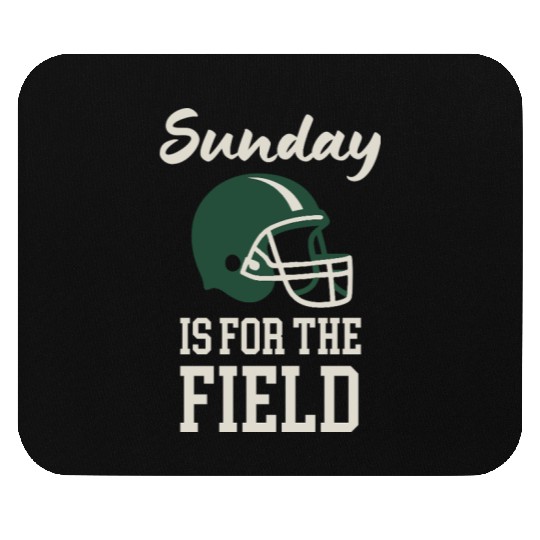 Sunday Football Field Design Mouse Pads
