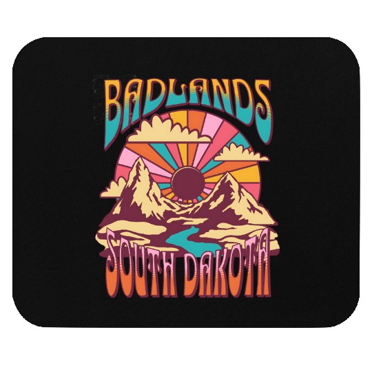 Badlands South Dakota Nature Hiking Mountains Mouse Pads