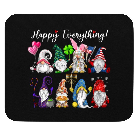 Happy Everything Gnomes Every Seasons All Year Mouse Pads