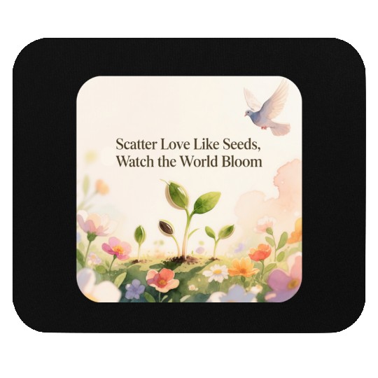 Blooming Seeds Inspirational Design Mouse Pads