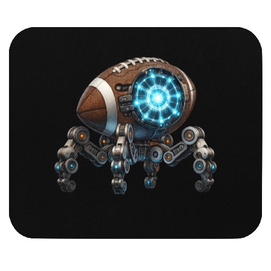 Futuristic Robot Football Mech – Cyber Sports Desi Mouse Pads