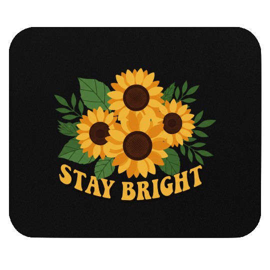 Sunflower Blossom Inspirational Design Mouse Pads