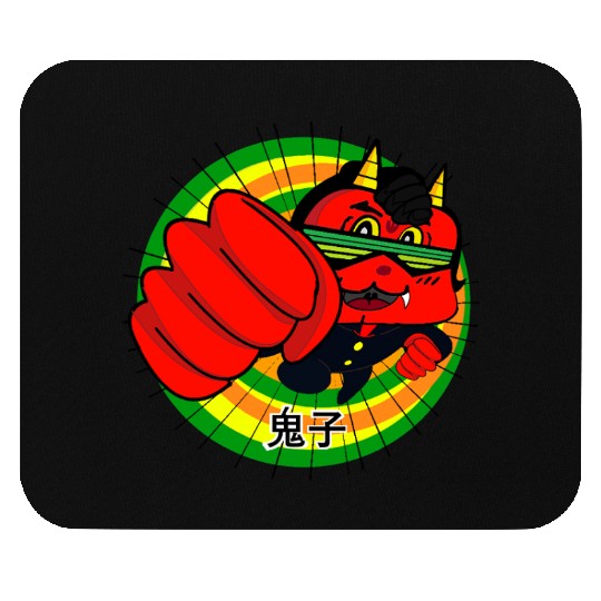 Oniko School Life Punch Demon Mouse Pads