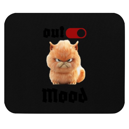 Grumpy Cat Illustration Mouse Pads Design