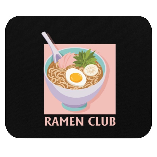 Traditional Japanese Ramen Bowl – Cozy Food Art Mouse Pads