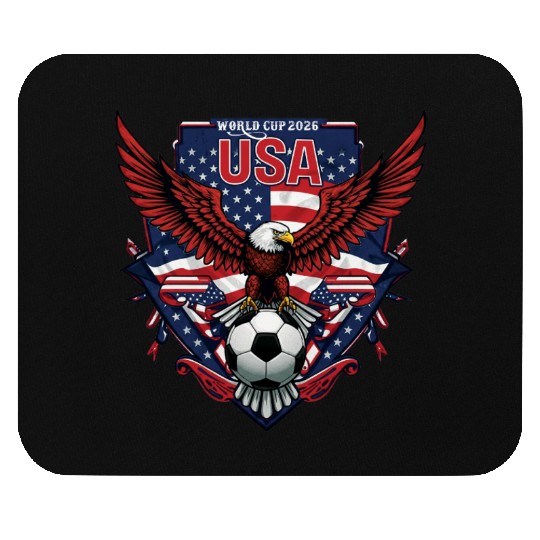 USA Soccer World Cup 2026 Eagle Patriotic Apparel Mouse Pads