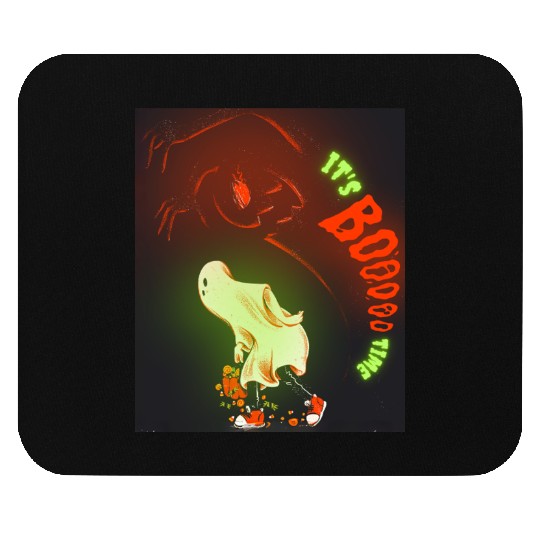 It’s Booo Time Ghost Halloween Mouse Pads