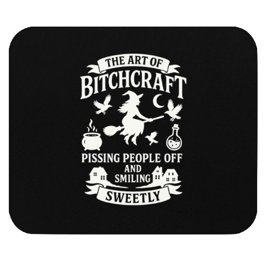 Witchcraft Humor Spell Mouse Pads