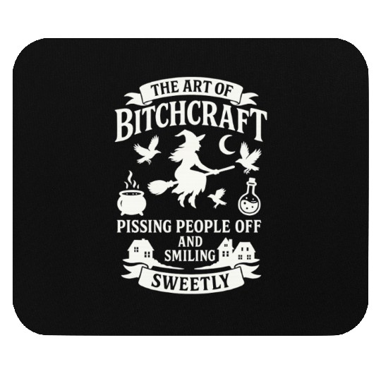 Witchcraft Humor Spell Mouse Pads