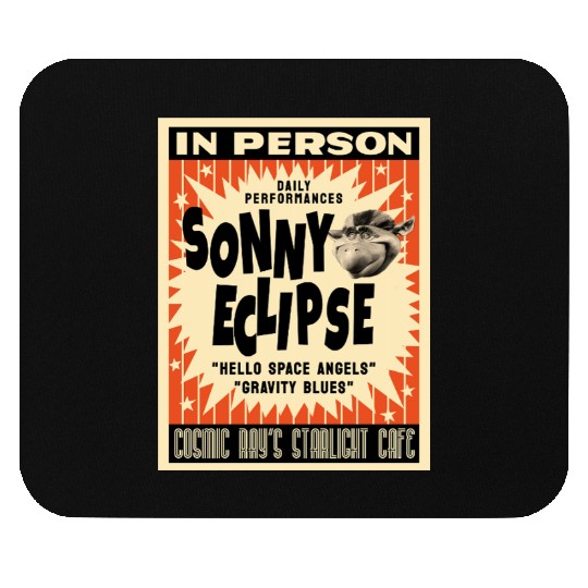 Retro Sonny Eclipse Poster Mouse Pads