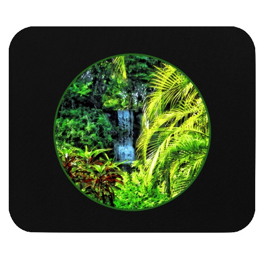 Bahamas - Tropical Waterfall Mouse Pads