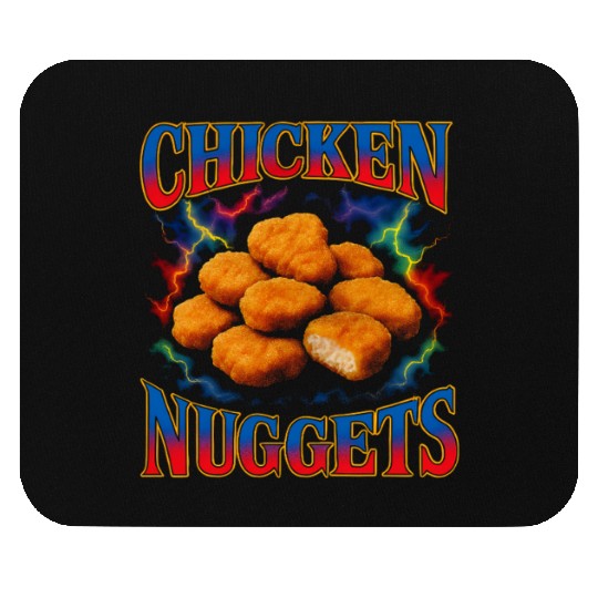 Chicken Nuggets Favorite Food Weird 90s Nuggets Mouse Pads