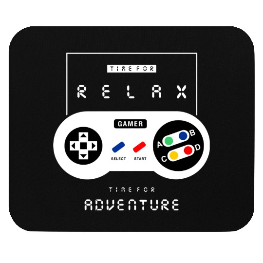 Retro Gaming Controller Adventure Relax Mouse Pads