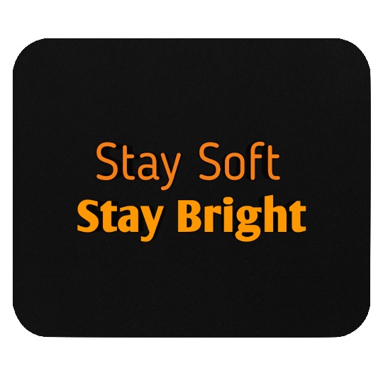 Vibrant Inspirational Typography Design Mouse Pads