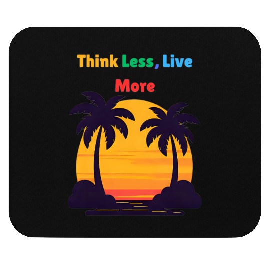 Sunset Palm Tree Motivation Design Mouse Pads
