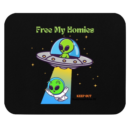 Free My Homies Area 51  Mouse Pads