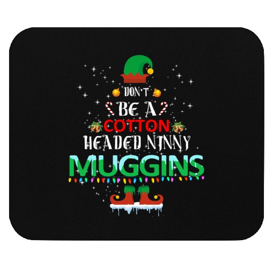Elf Cotton Headed Muggins Christmas Gift Mouse Pads