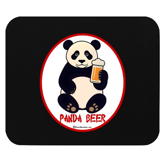 Panda Beer  Mouse Pads