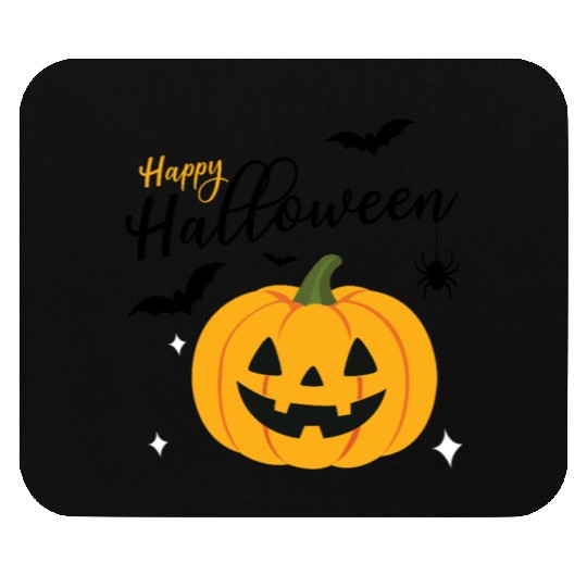 Pumpkin Jack O Lantern Halloween Design Mouse Pads