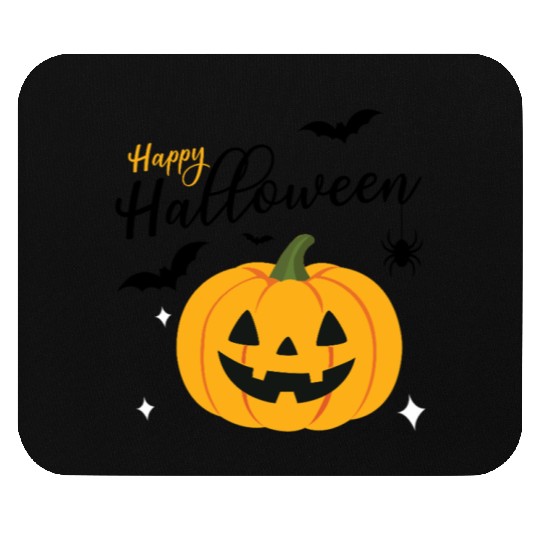 Pumpkin Jack O Lantern Halloween Design Mouse Pads