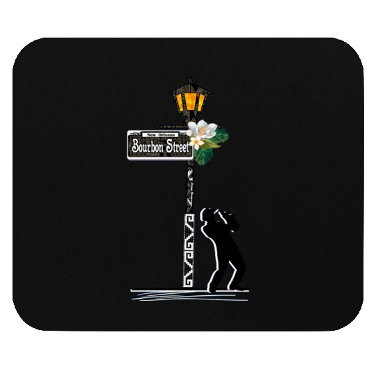 Bourbon Street Saxophonist 2 Mouse Pads
