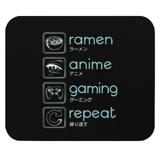 Ramen Anime Gaming Repeat Mouse Pads