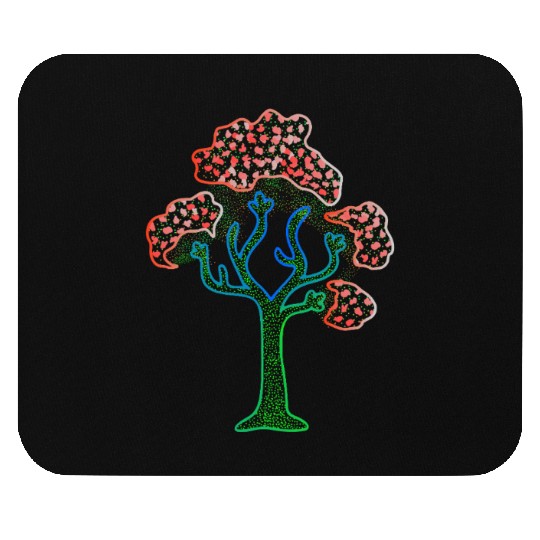 Neon tree Mouse Pads