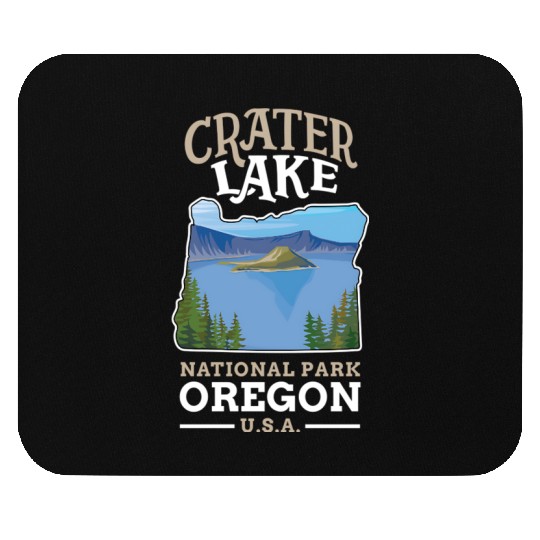 Crater Lake National Park US Oregon Mouse Pads