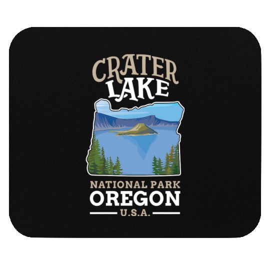 Crater Lake National Park US Oregon Mouse Pads