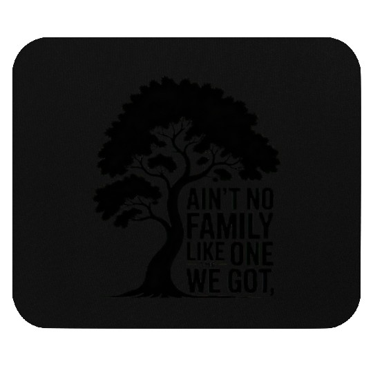 Family Tree Silhouette with Affirmation Mouse Pads