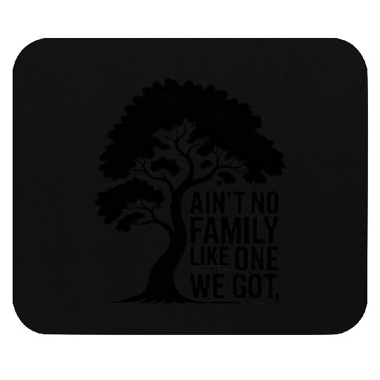 Family Tree Silhouette with Affirmation Mouse Pads