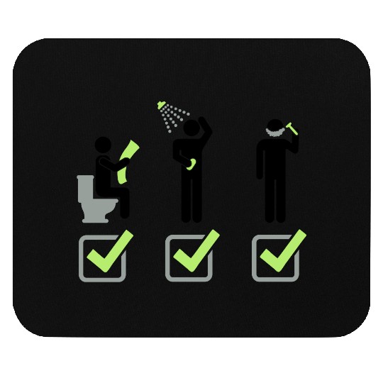 Shit Shower Shave Mouse Pads