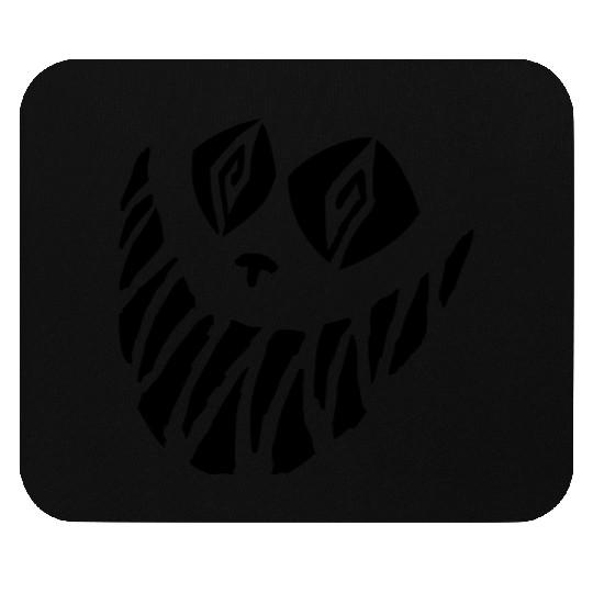 Crazy Cheshire Cat Face Mouse Pads