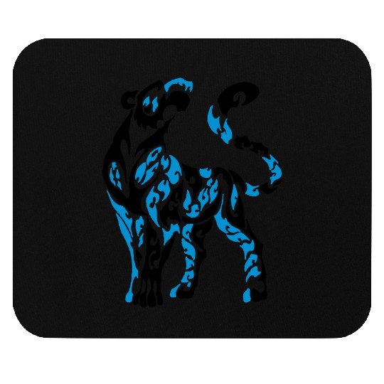 darr leopard tribal 02 Mouse Pads