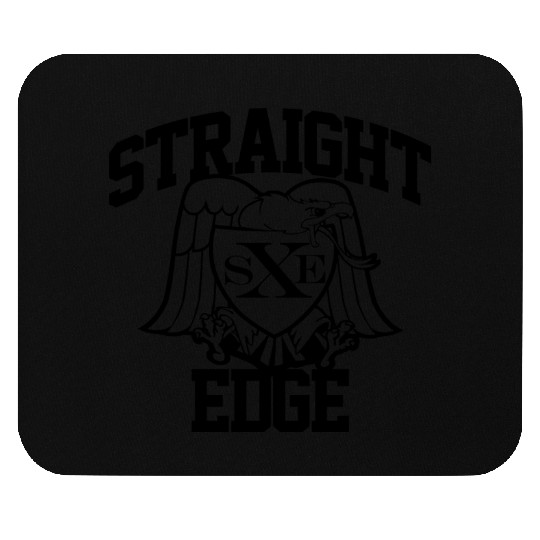 Straight Edge Eagle Mouse Pads