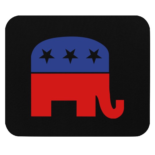 Republican elephant Mouse Pads