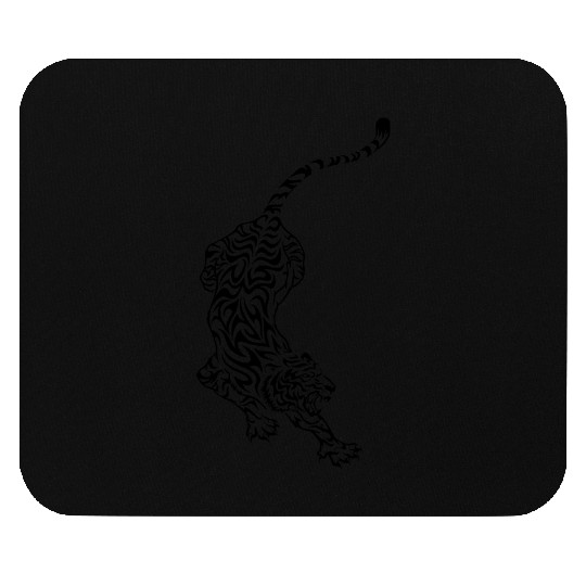 Tribal Tiger Mouse Pads