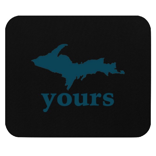 Up Yours Michigan Funny Upper Peninsula Apparel Mouse Pads