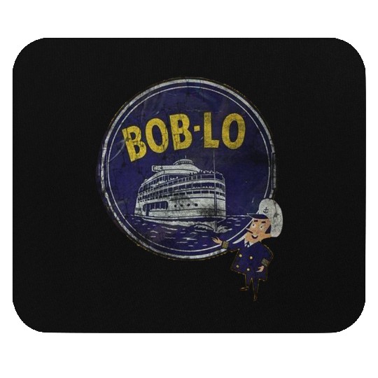 Vintage Retro Classic Cute Detroit Boblo Island Mouse Pads