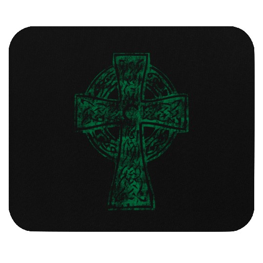 Classic Vintage Style Celtic Cross Crucifix Mouse Pads