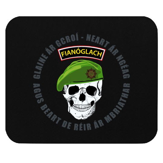 0398_irisharmyrangerskull2 Mouse Pads