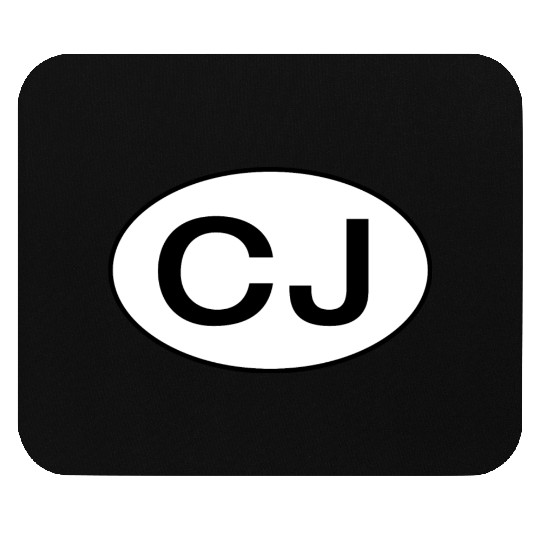 Jeep CJ Oval Mouse Pads