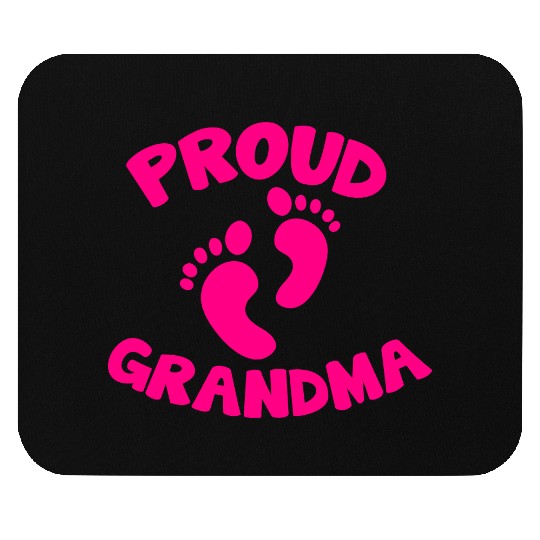 proud grandma with cute little maternity feet Mouse Pads
