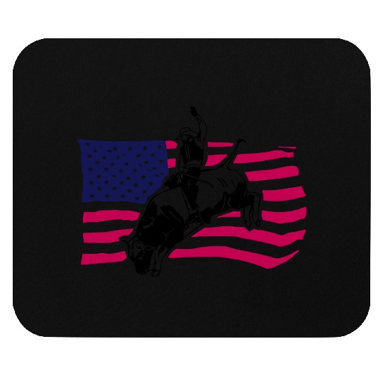 Western Rodeo - Bullrider Mouse Pads