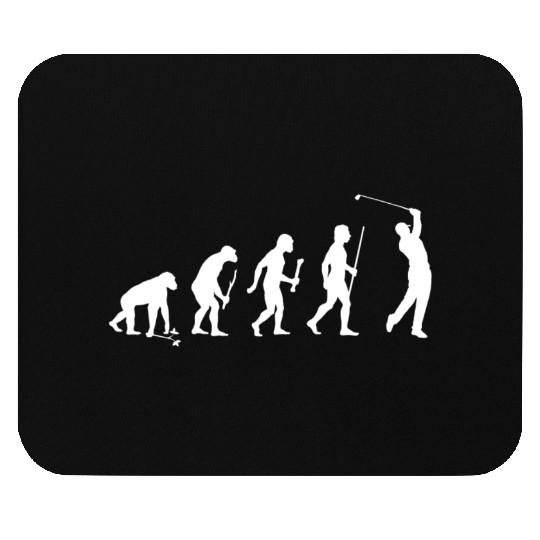 Evolution Man Golf Mouse Pads