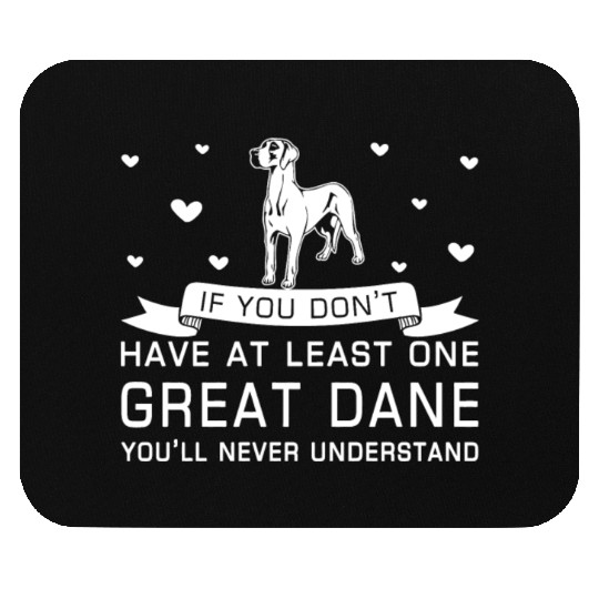 Great Dane Mouse Pads