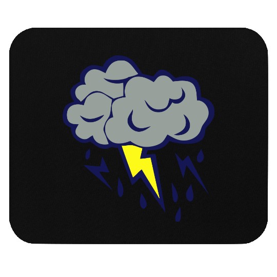 lightning cloud rain storm 606 Mouse Pads