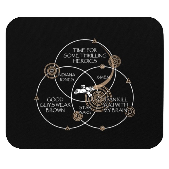 Firefly - Indiana Jones, X - men, Star wars Mouse Pads