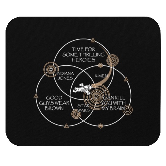 Firefly - Indiana Jones, X - men, Star wars Mouse Pads