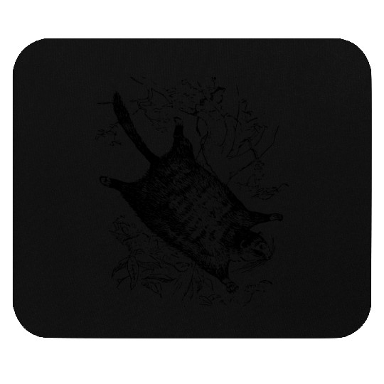 Flying squirrel Mouse Pads